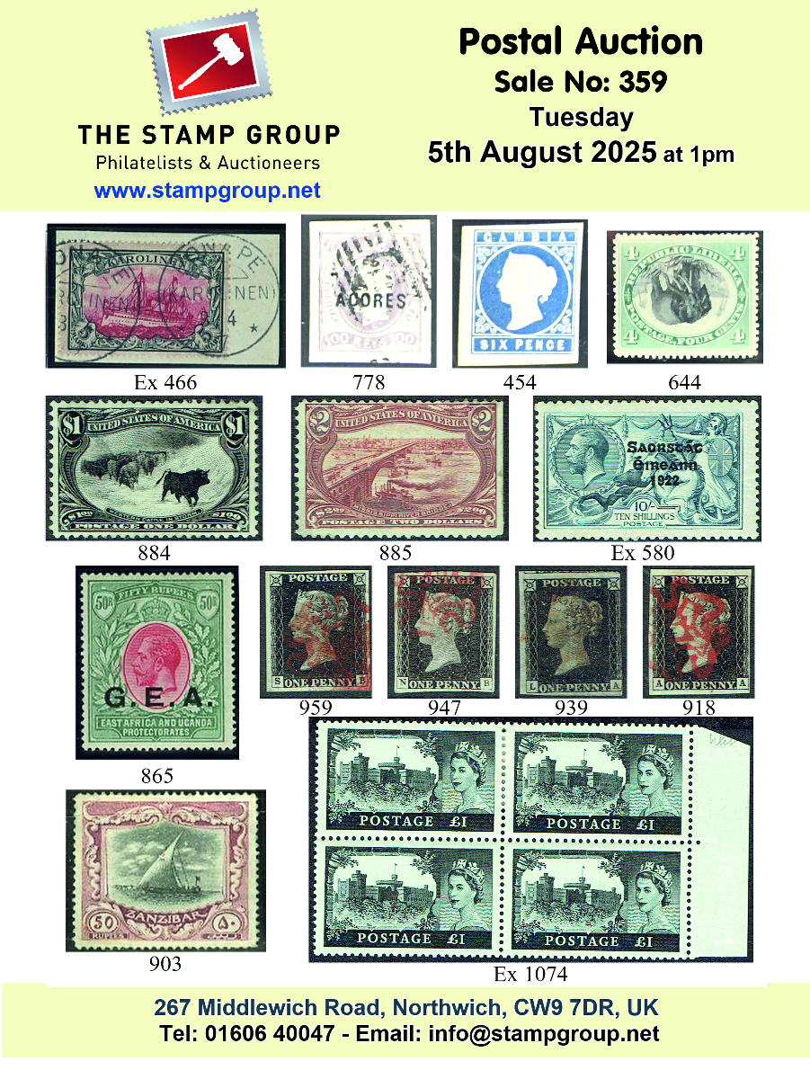 Postal Auction August 2025
